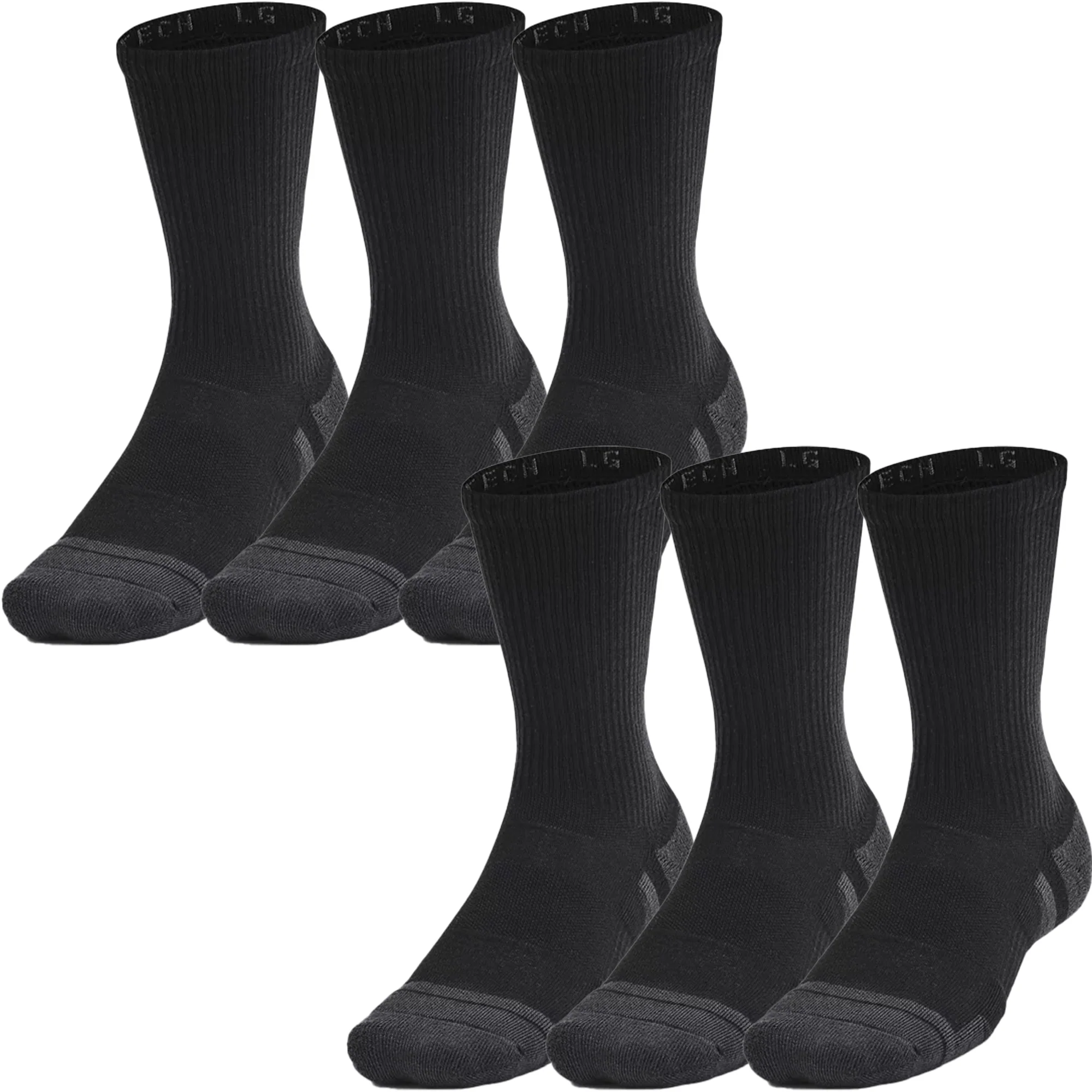 Under Armour Performance Tech Crew Socks 6-Pack