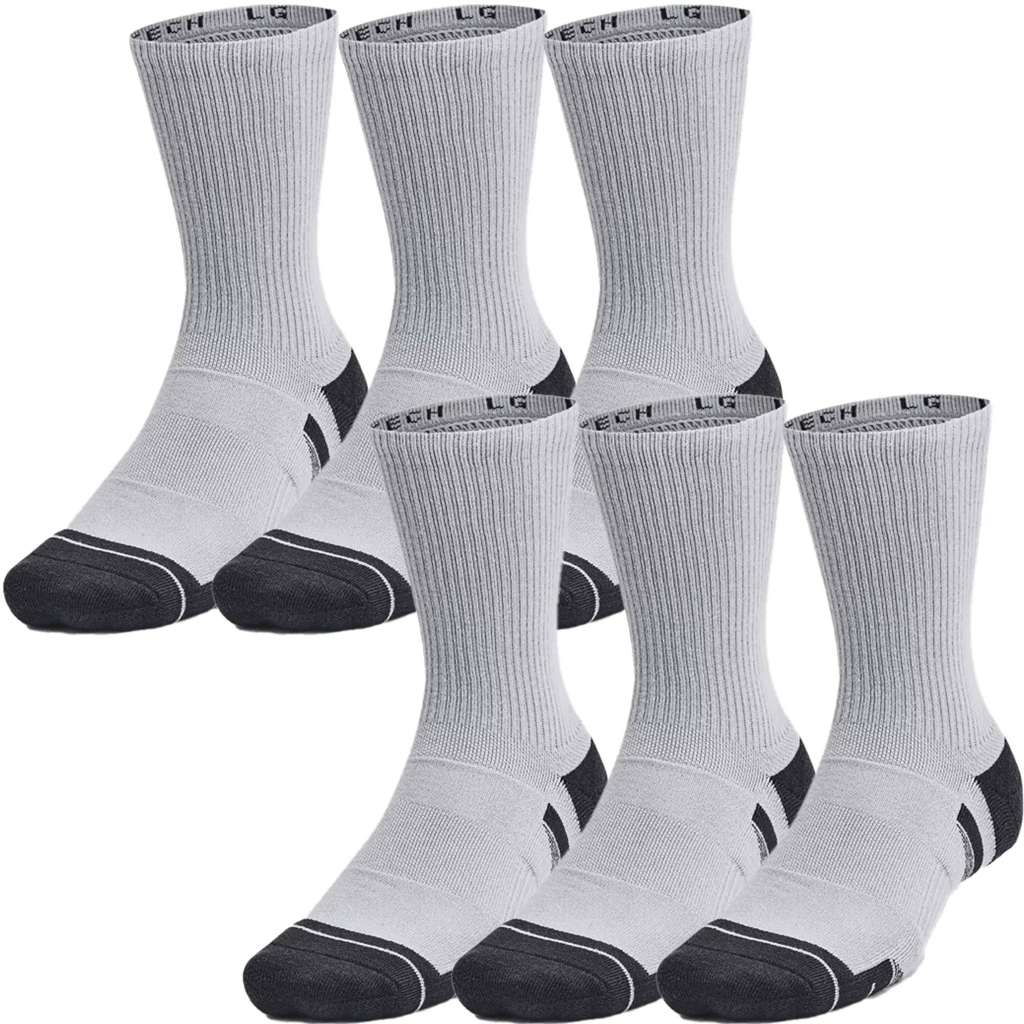 Under Armour Performance Tech Crew Socks 6-Pack - Image 5