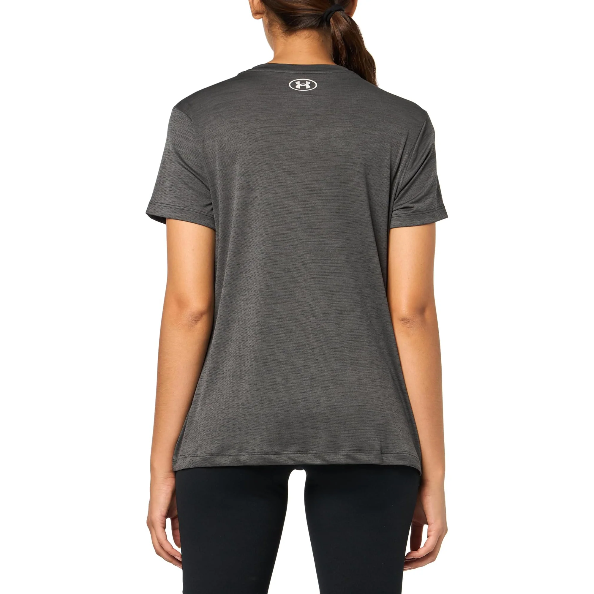 Under Armour - Velocity Twist V-Neck Women's Short Sleeve T-Shirt - Black - Small - Image 2
