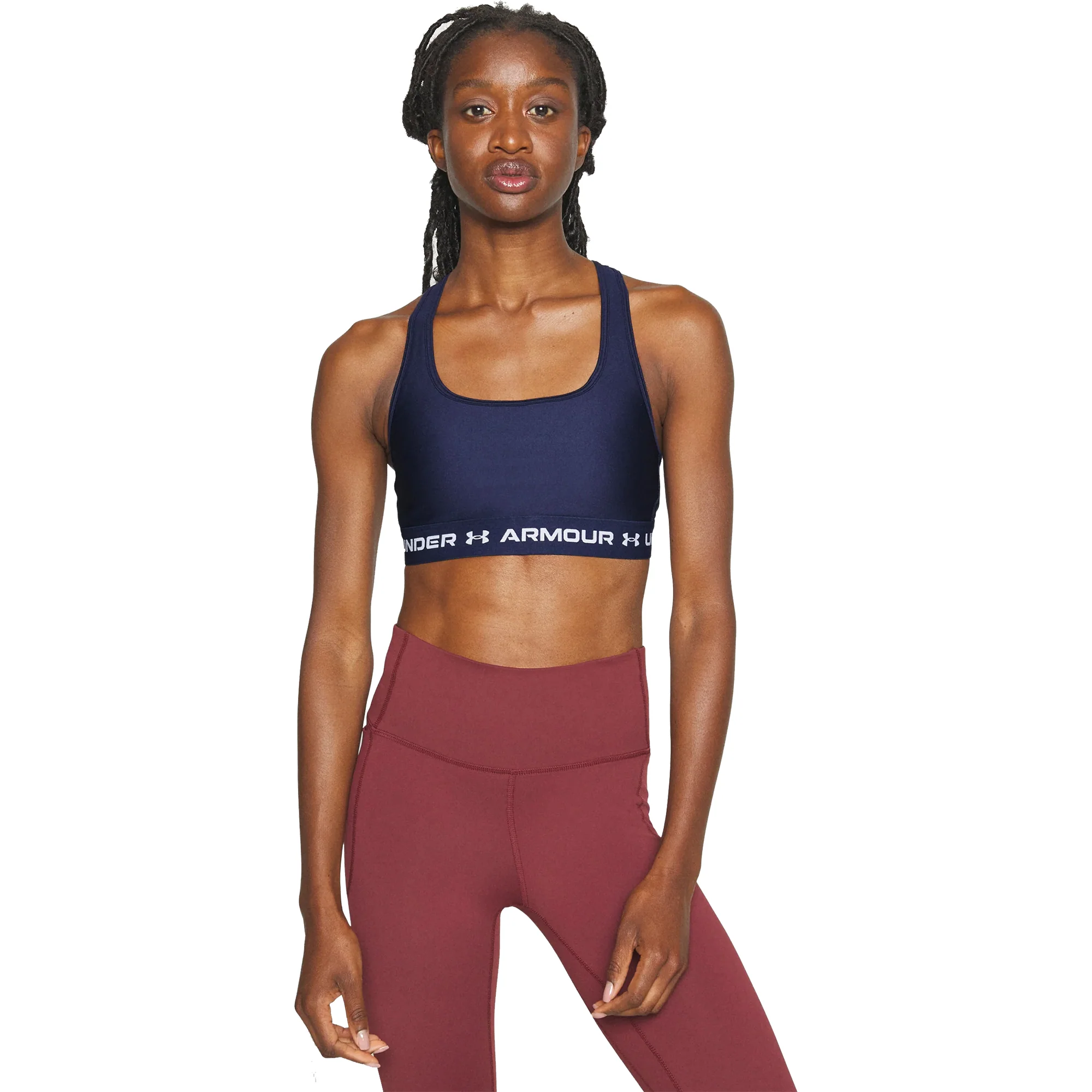 Under Armour Women's Armour Mid Crossback Sports Bra - Image 6