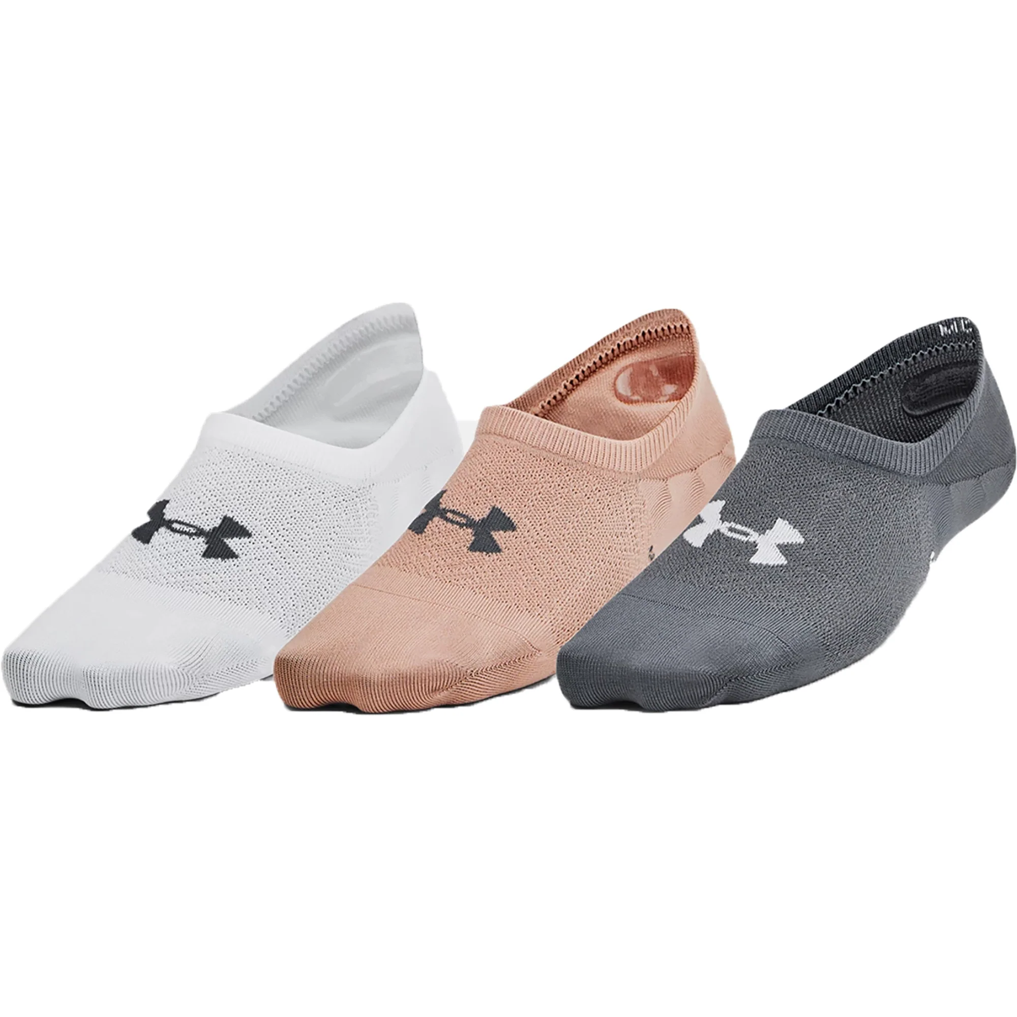 Under Armour Women's Breathe Lite Ultra Low Liner Socks 3 Pack - Image 2