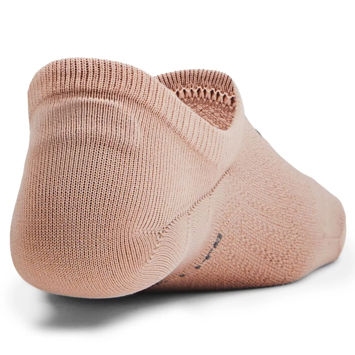Under Armour Women's Breathe Lite Ultra Low Liner Socks 3 Pack - Blushing Beige/White/Castlerock - Small - Image 3