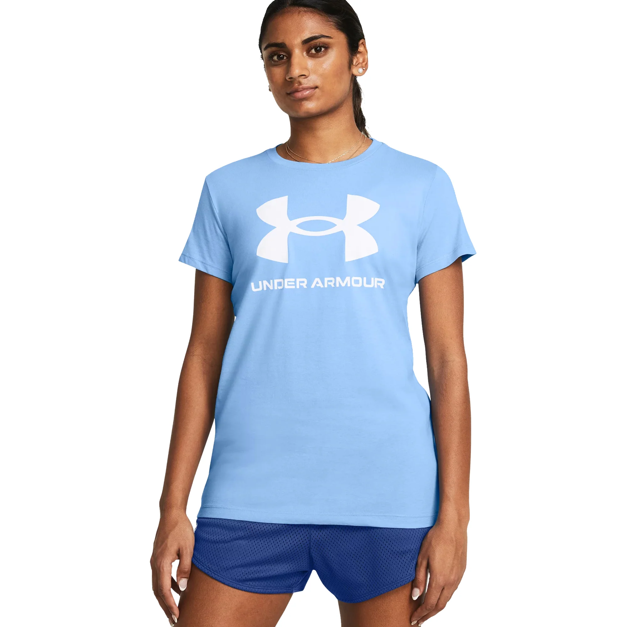 Under Armour Women's UA Rival Logo Short Sleeve Shirt - Image 5