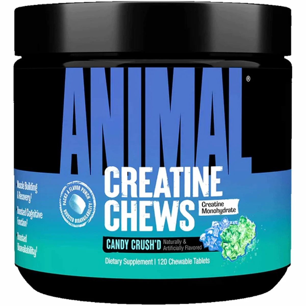Universal Nutrition Animal Creatine Chews - 120 Tablets - Image 8