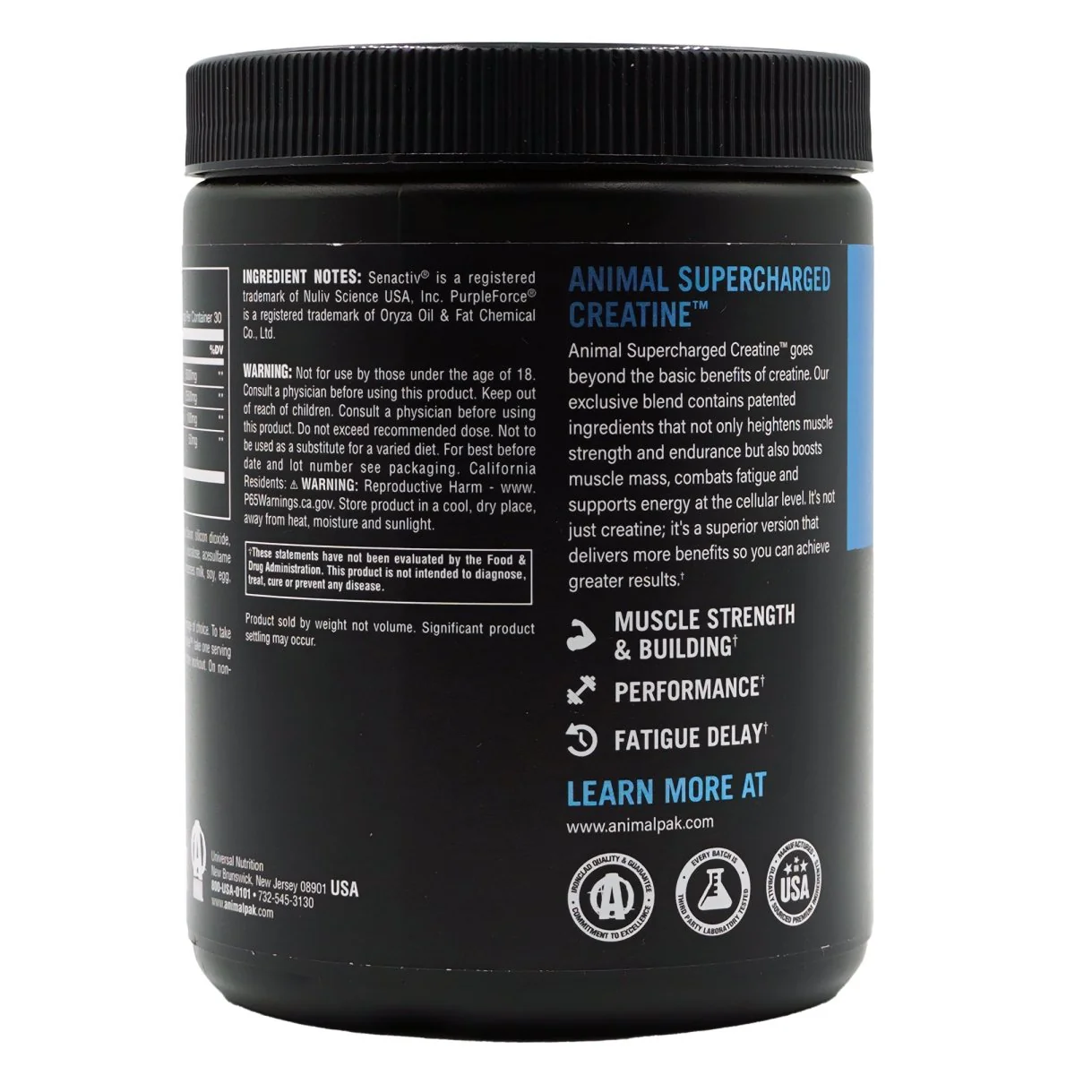 Universal Nutrition Animal Creatine XL Powder Dietary Supplement - 30 Servings - Image 3