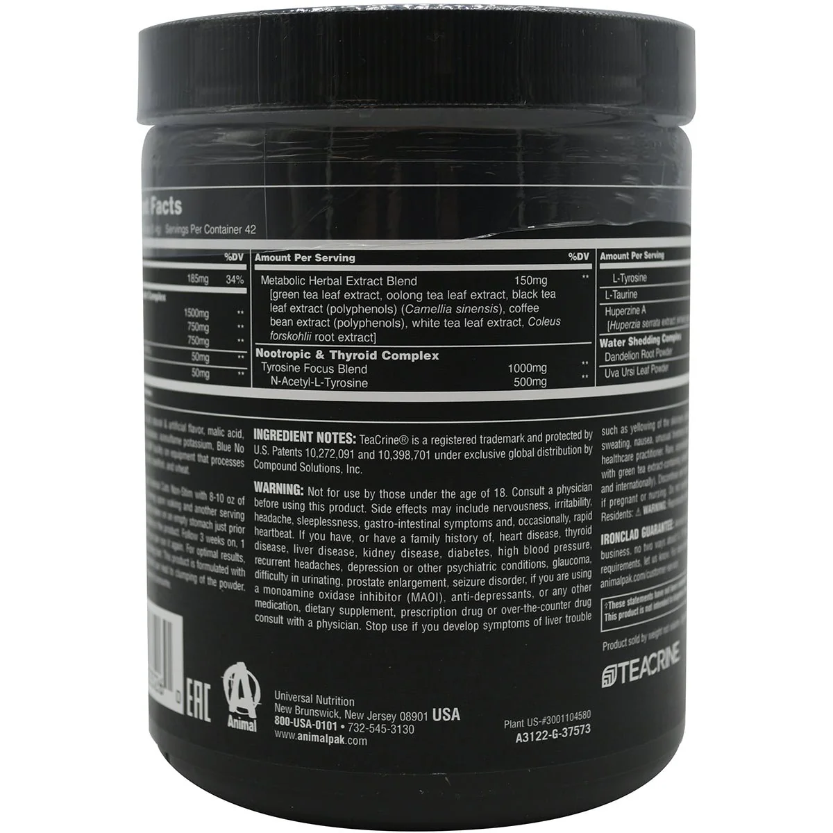 Universal Nutrition Animal Cuts Non-Stimulant Powder Dietary Supplement - Image 3