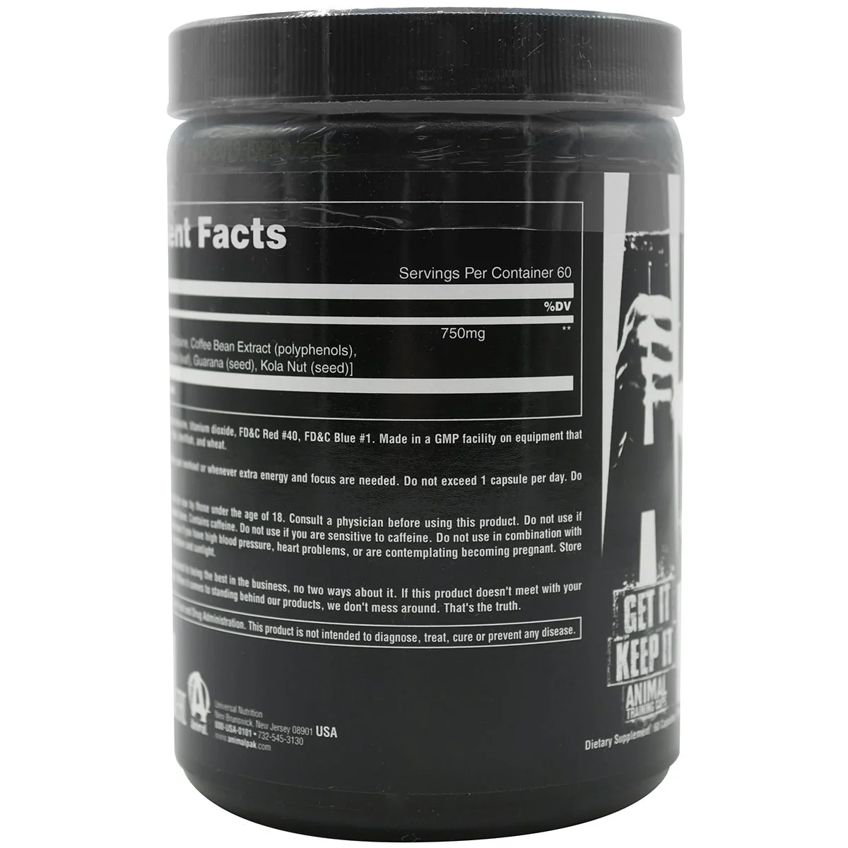 Universal Nutrition Animal Energy Dietary Supplement - 60 Capsules - Image 3
