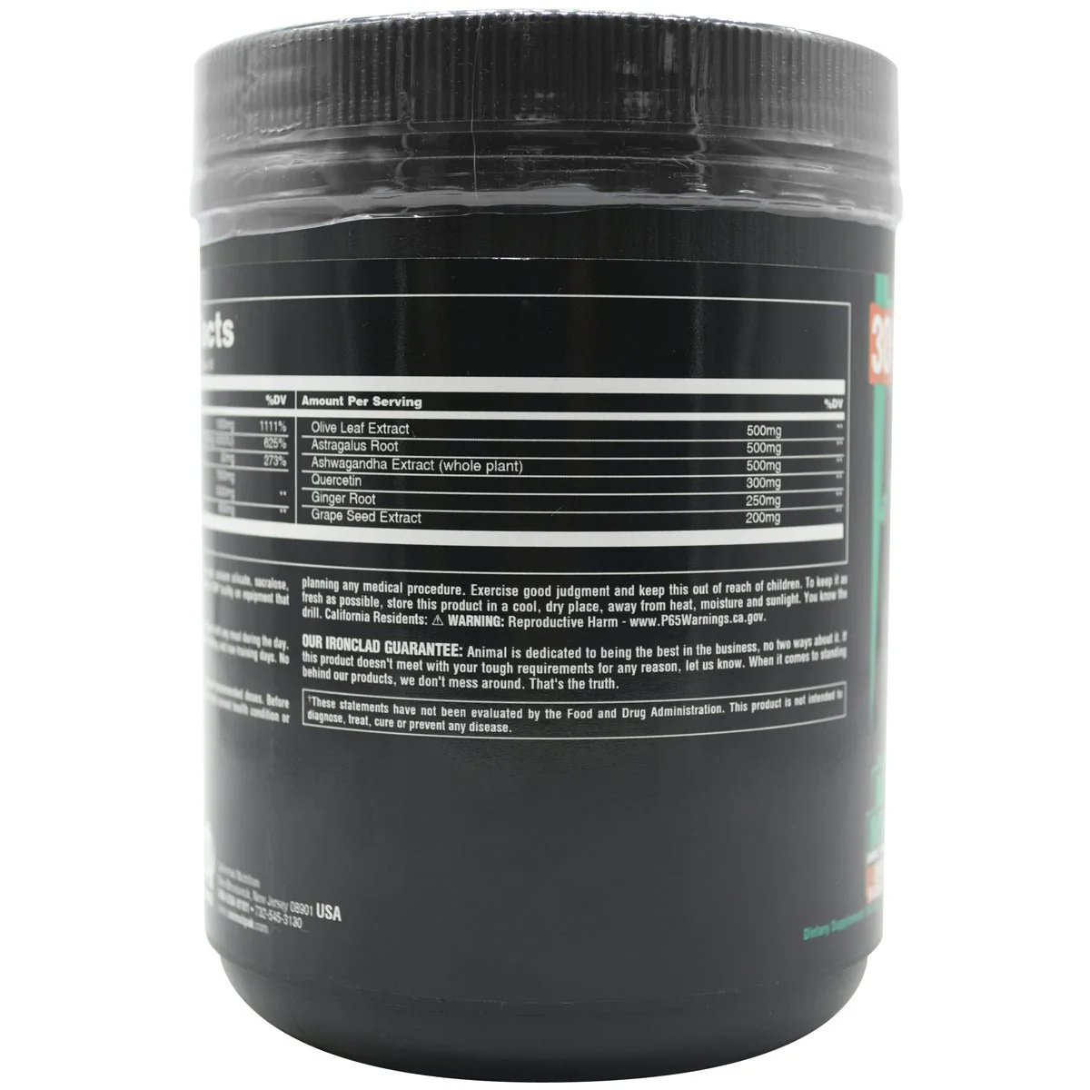 Universal Nutrition Animal Immune Support Pak Powder - 30 Servings- Orange Mango - Image 3