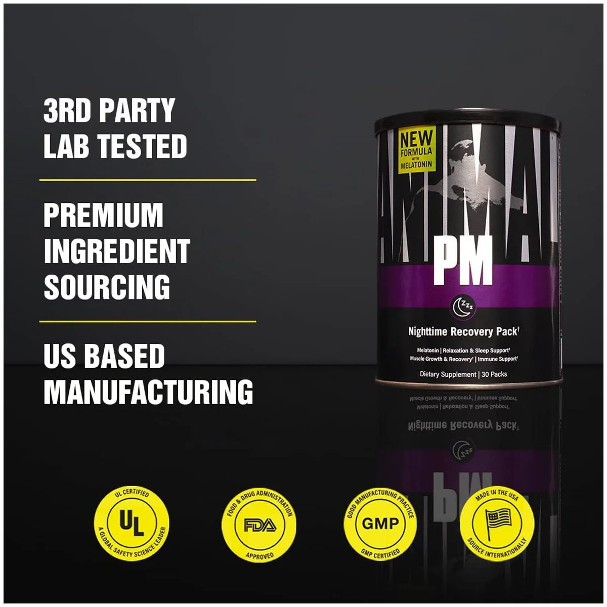 Universal Nutrition Animal PM Sleep Support Supplement - 30 Servings - Image 4
