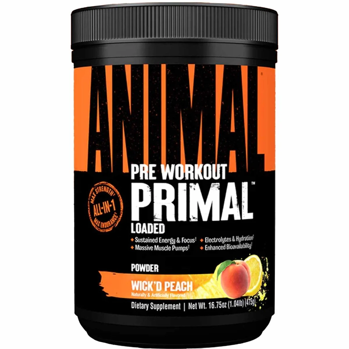 Universal Nutrition Animal Primal Pre-Workout Powder Supplement - 25 Servings - Image 7