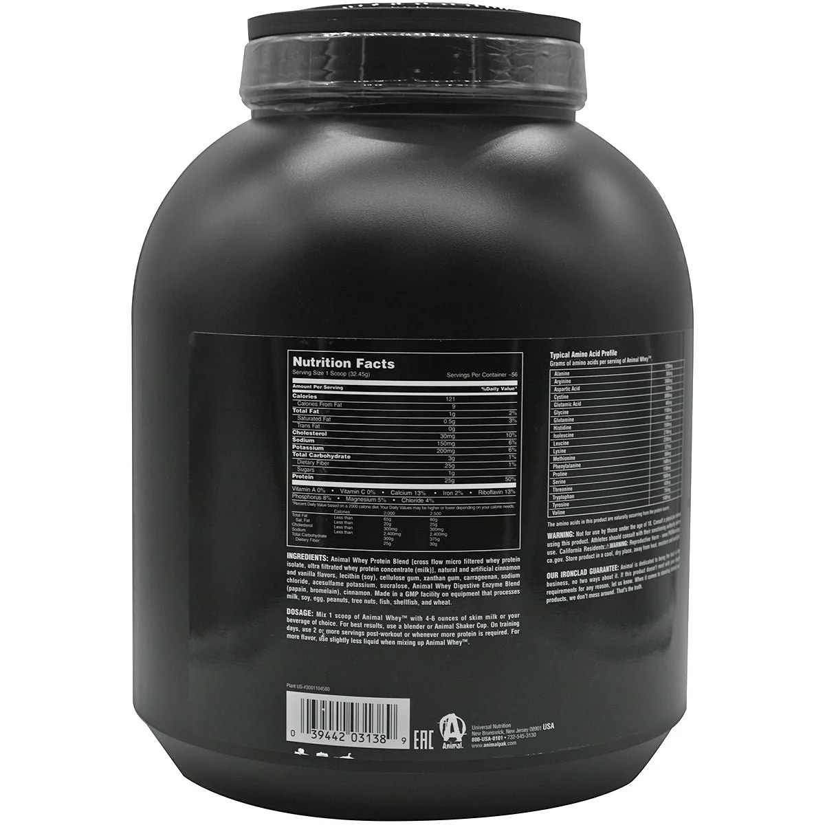 Universal Nutrition Animal Whey - 54 Servings - Frosted Cinnamon Bun - Image 2
