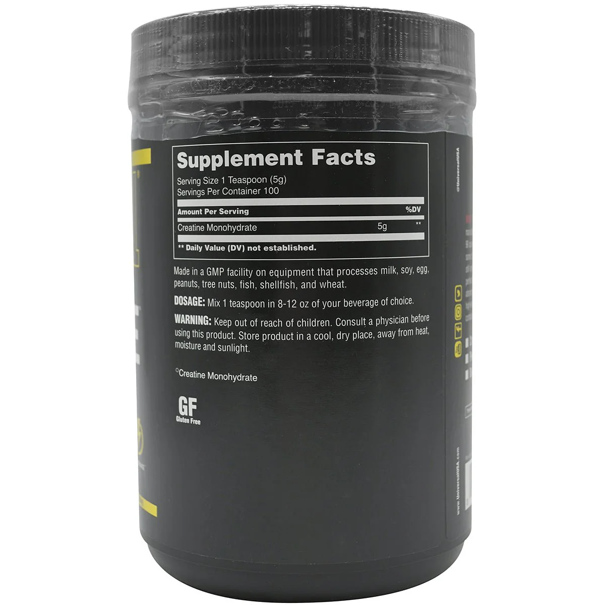 Universal Nutrition Creatine Powder Dietary Supplement - Image 2