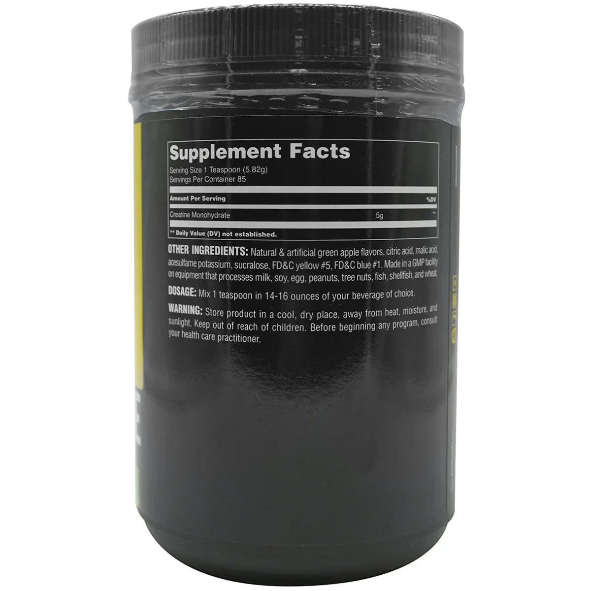 Universal Nutrition Creatine Powder Supplement - 85 Servings - Blue Raspberry - Image 2