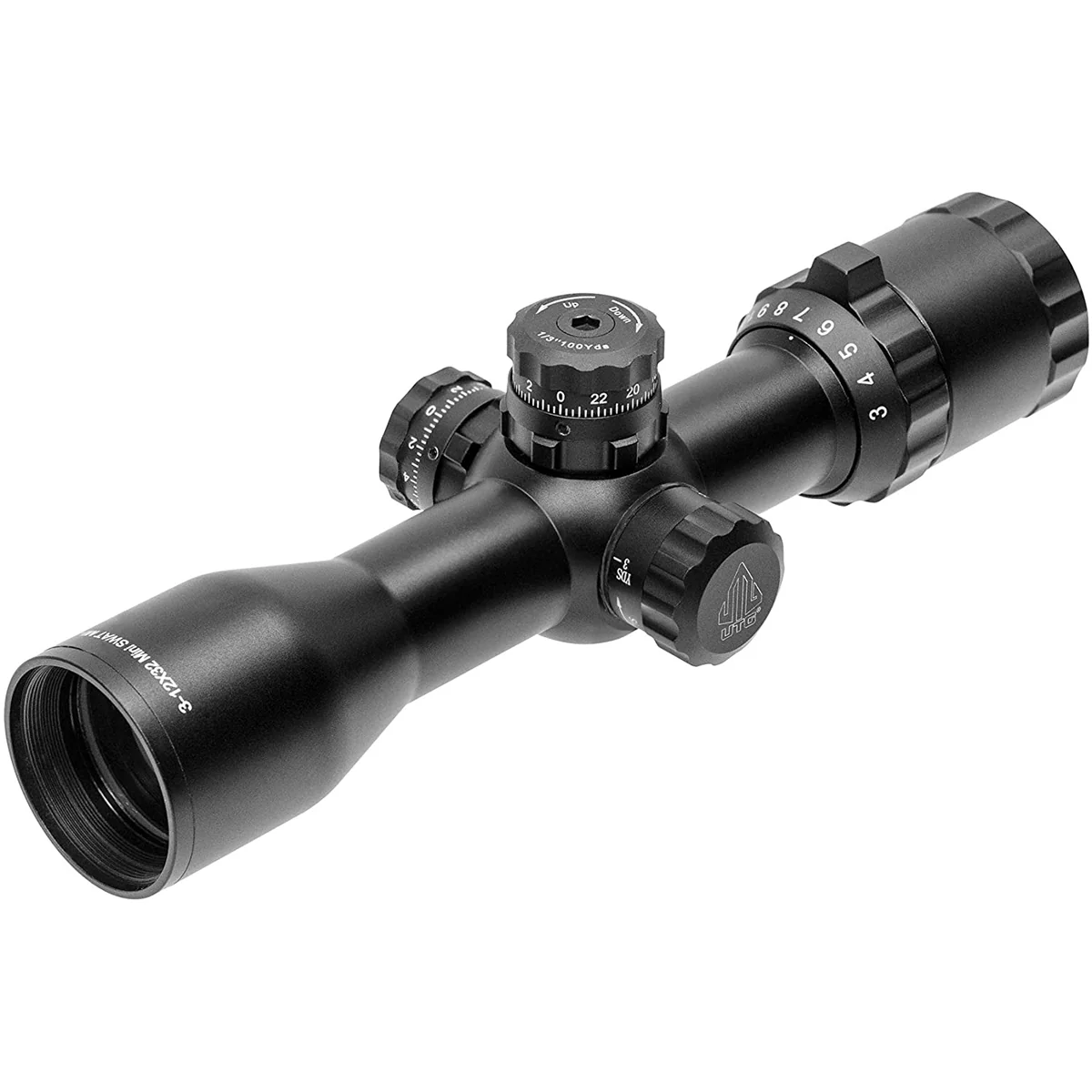 UTG 1" BugBuster 3-12X32 Mil-dot Scope - Black