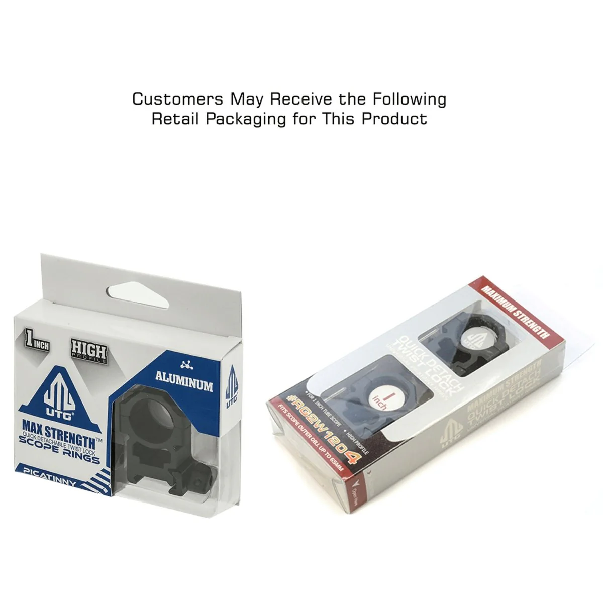 UTG 1" Picatinny Scope Rings with QD Twist Lock - Image 8