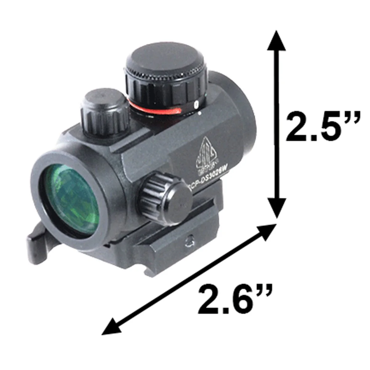 UTG 2.6" ITA Red/Green CQB Micro Dot with Integral QD Mount - Image 8
