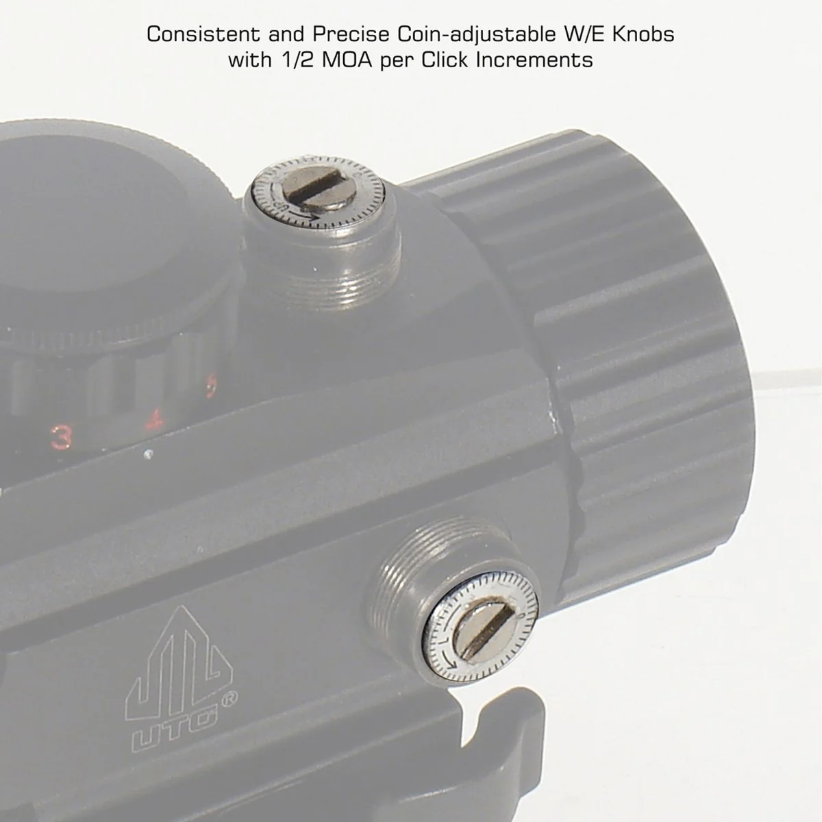 UTG 3.8" ITA Red/Green Circle Dot Sight, w/Integral QD Mount - Image 6