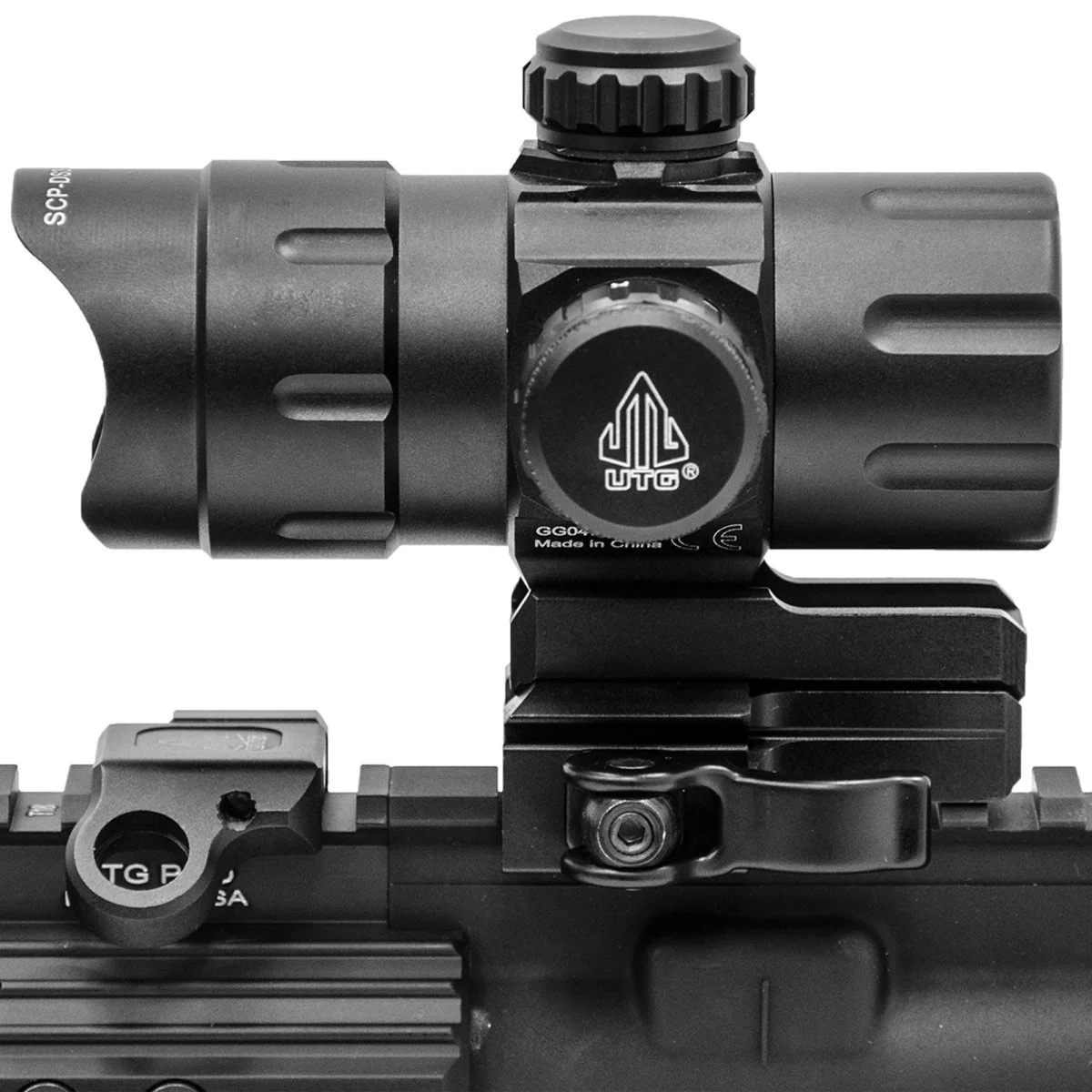 UTG 4.2" ITA Red/Green T-Dot with QD Mount, Riser Adaptor - Image 3