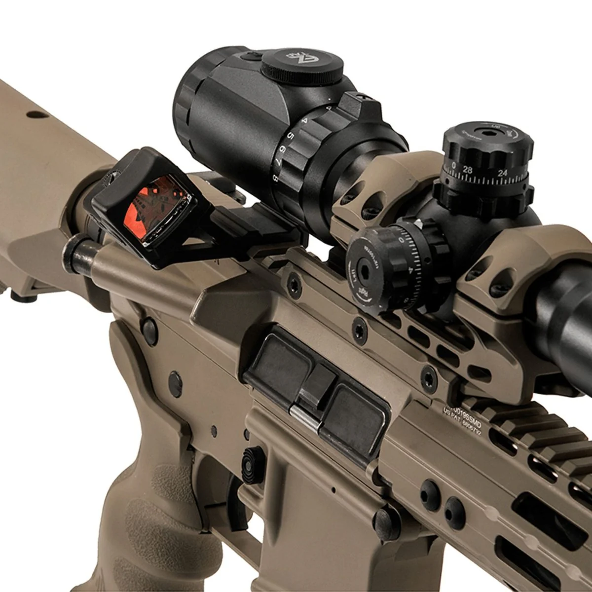 UTG 45° Offset Mount, for RMR Footprint, Picatinny, Black - Image 3