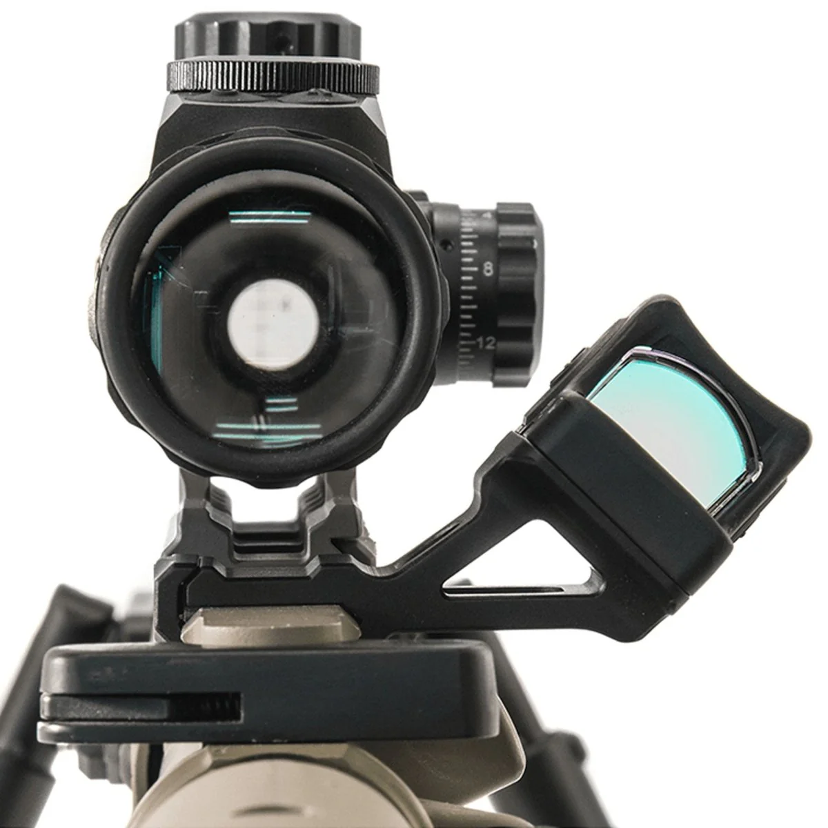 UTG 45° Offset Mount, for RMR Footprint, Picatinny, Black - Image 4