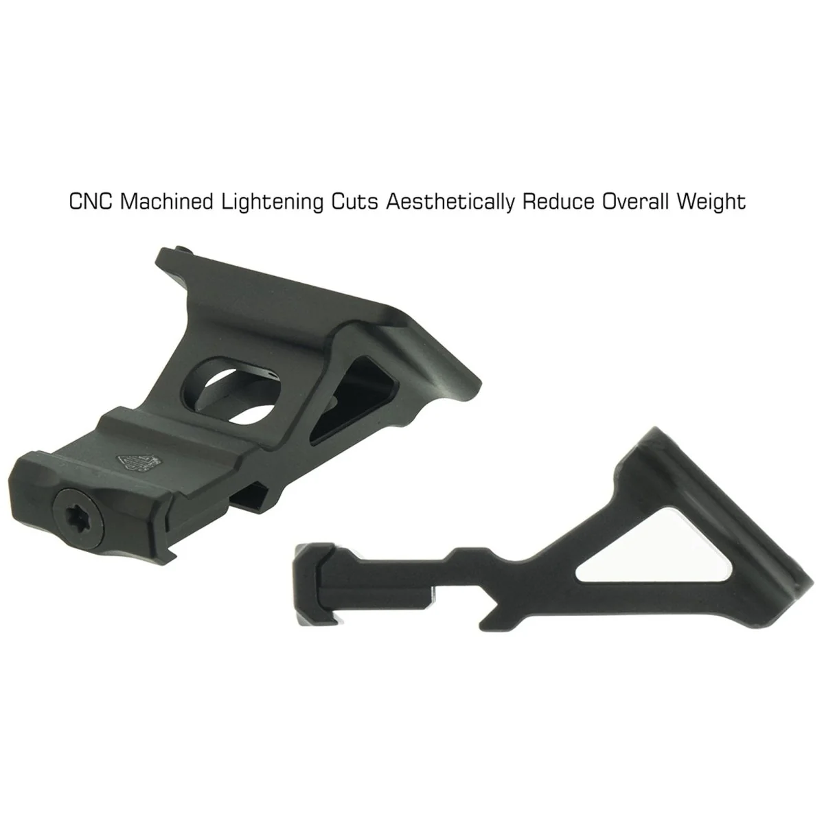 UTG 45° Offset Mount, for RMR Footprint, Picatinny, Black - Image 6