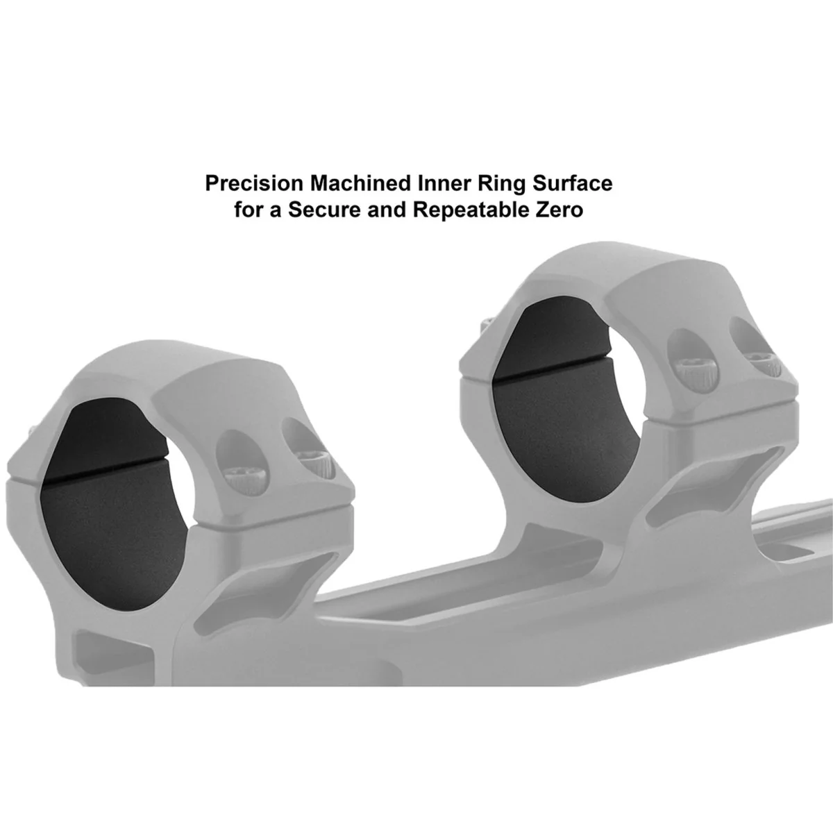 UTG Accu-Sync 30mm Picatinny Cantilever Mount, 50mm Offset, Medium Profile - Image 6