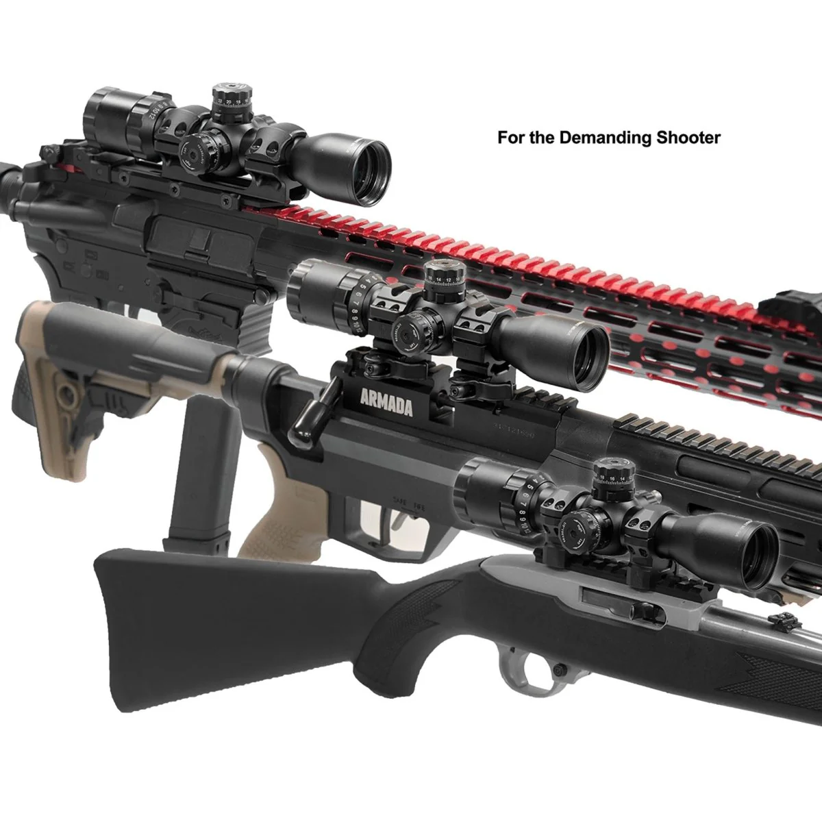 UTG BugBuster 3-12X32 1" Scope, Side AO, Mil-dot, QD Rings - Image 4