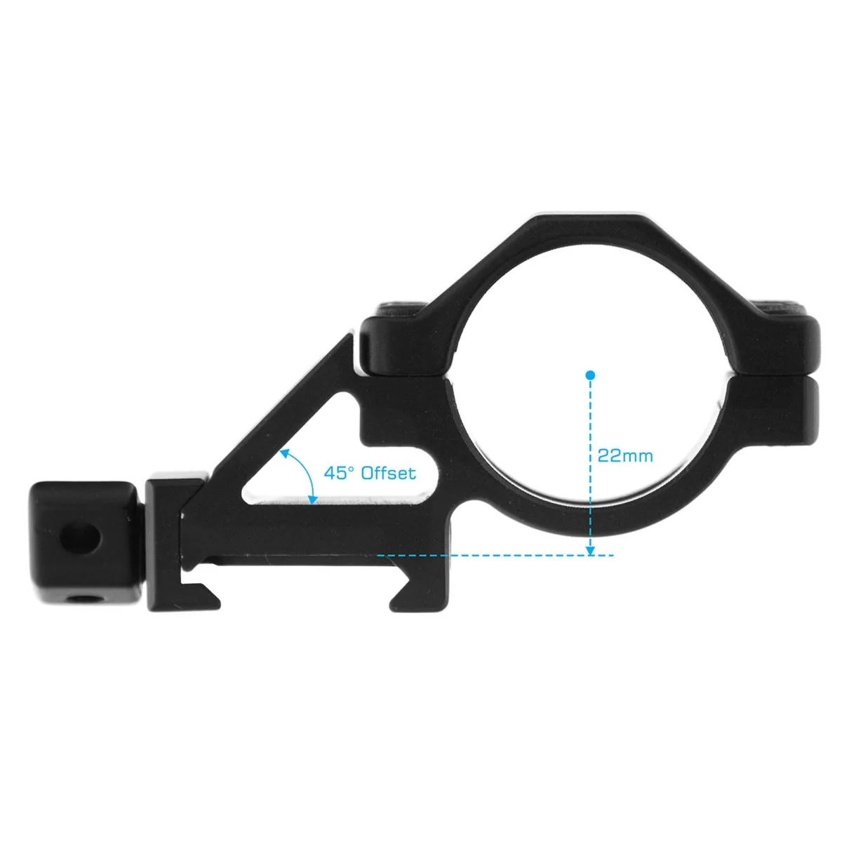 UTG Offset Ring Mount – Universal, Picatinny - Image 2