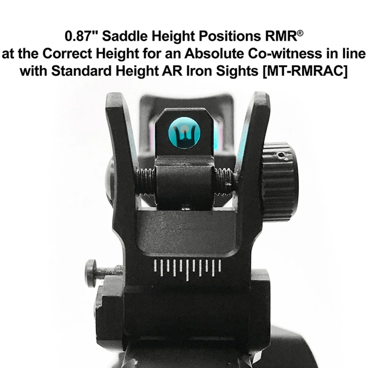 UTG Optic Mount Kit for RMR Footprint, absolute co-witness and low profile height, Picatinny - Image 7