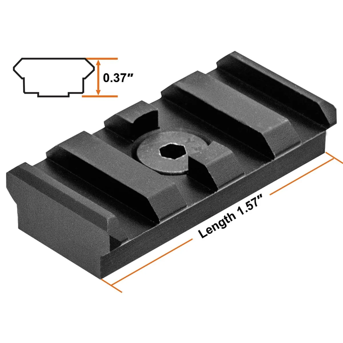 UTG Pro M-Lok Rail Section - Image 9