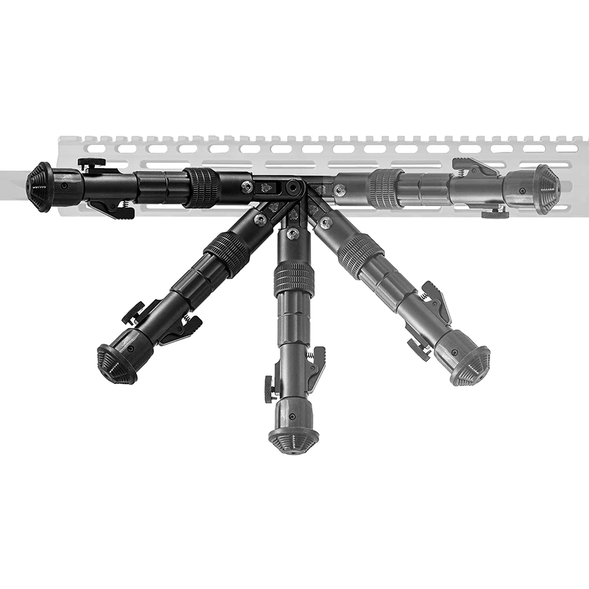 UTG Recon Flex M-LOK Bipod - Matte Black - Image 2