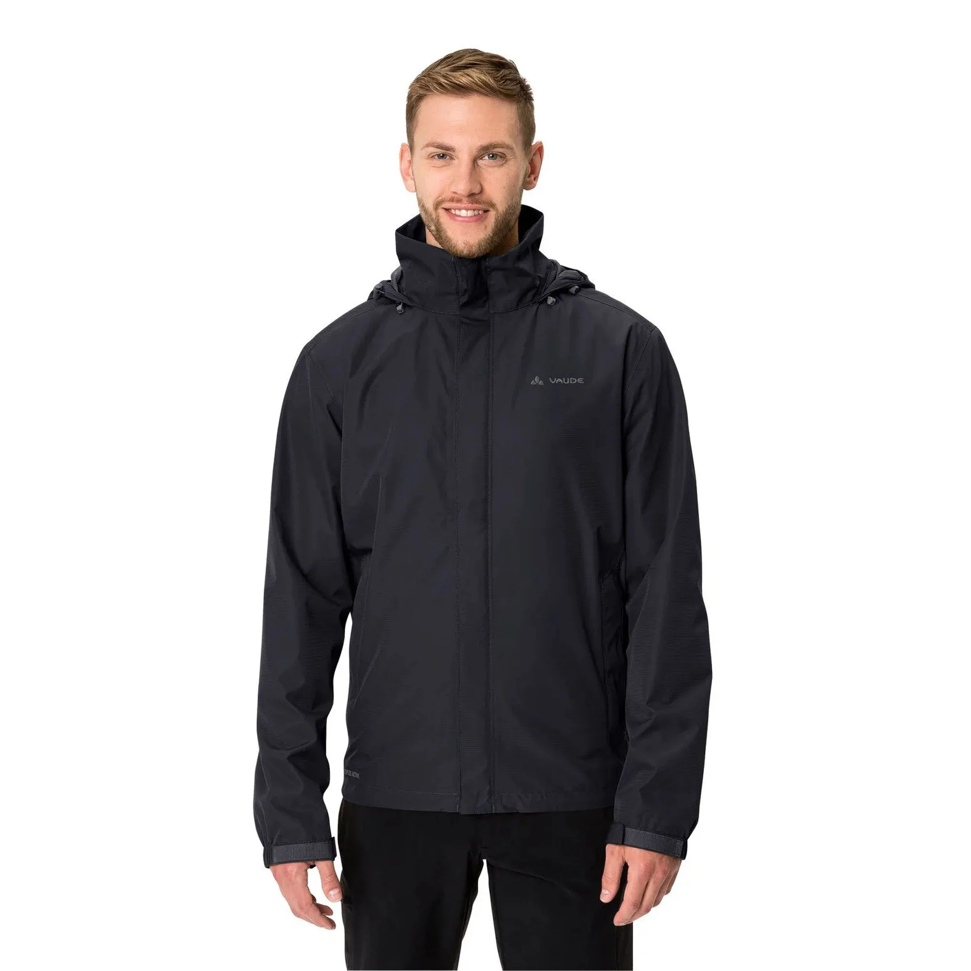 Vaude Men's Escape Light Rain Jacket - Black - Image 3