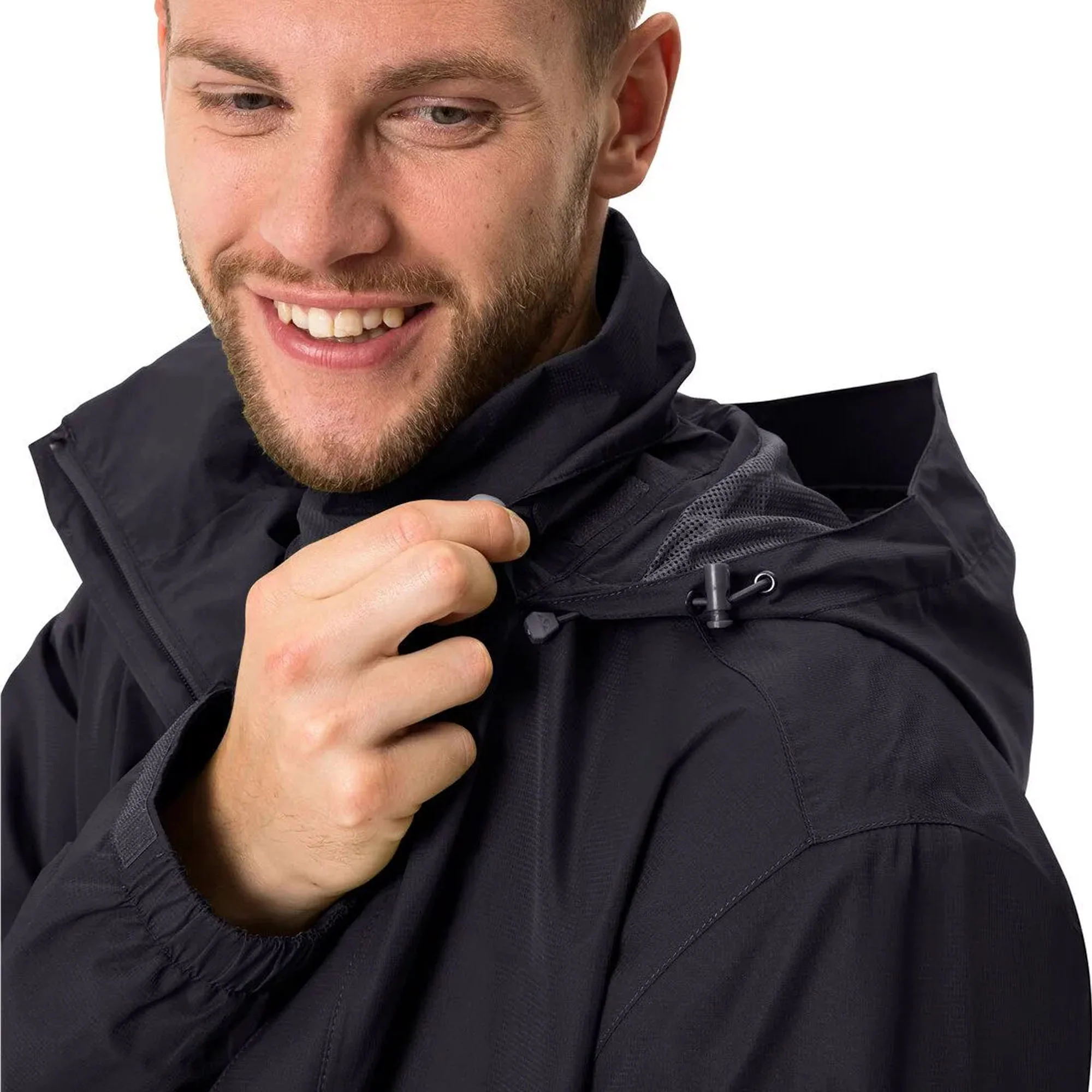 Vaude Men's Escape Light Rain Jacket - Black - Image 5