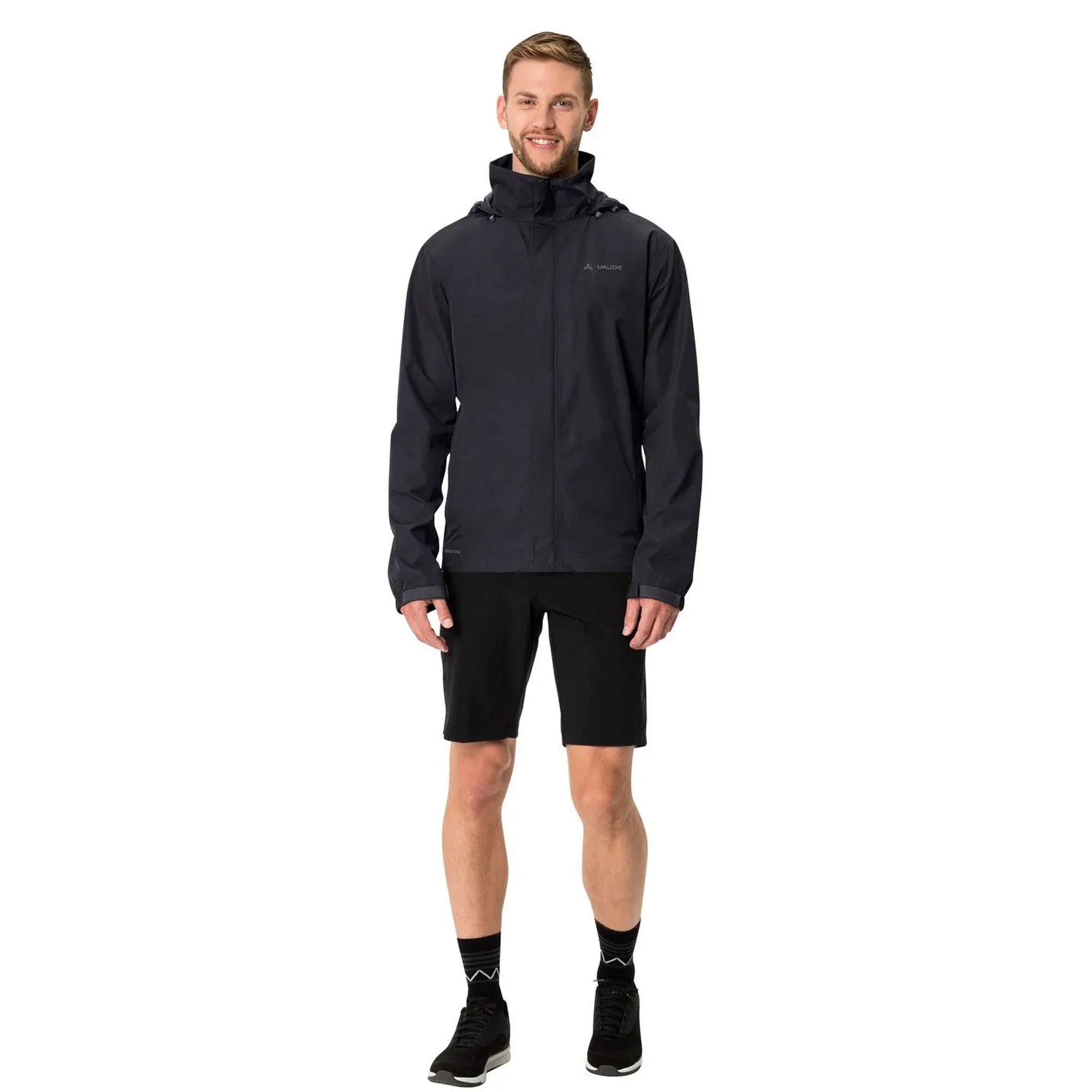Vaude Men's Escape Light Rain Jacket - Black - Image 7