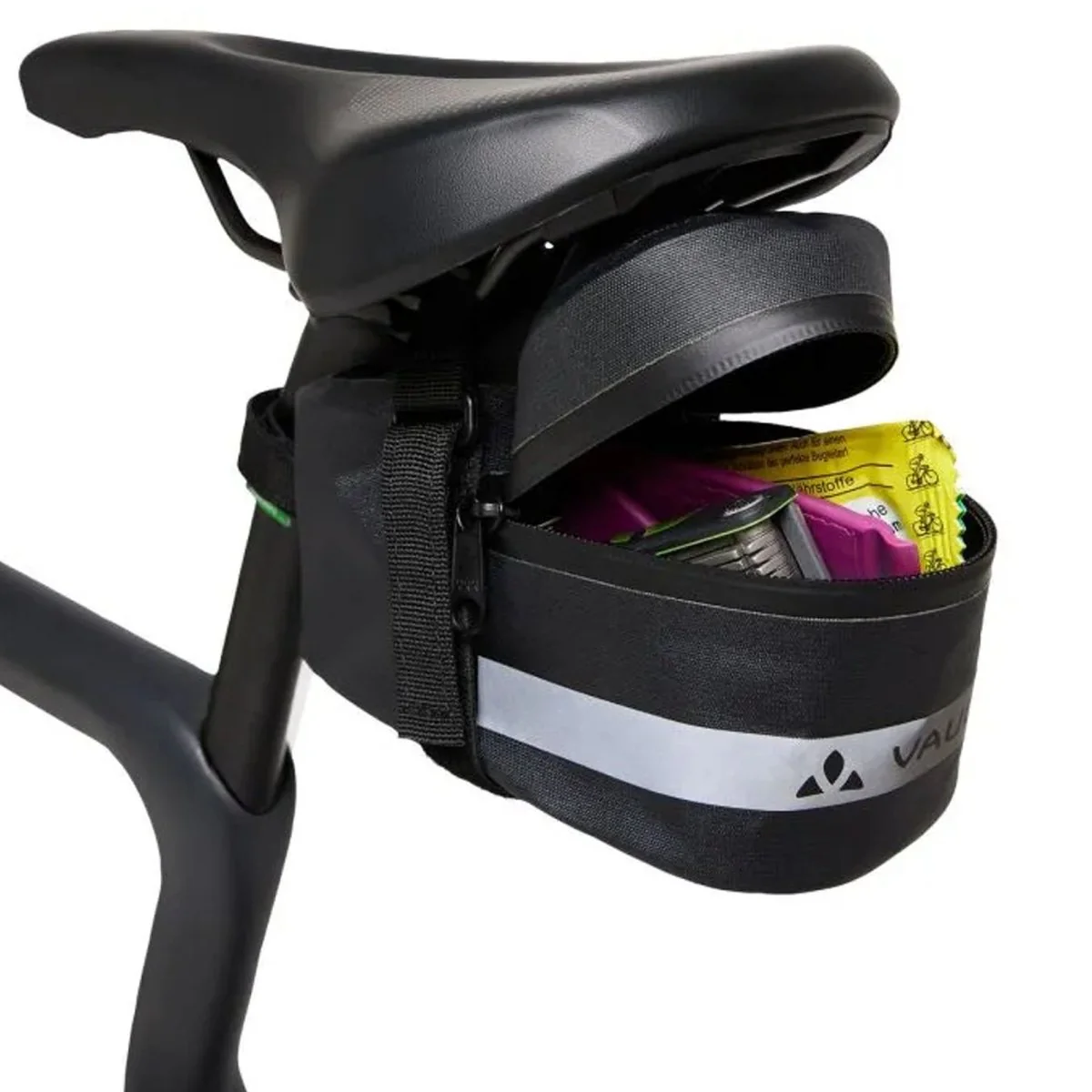 Vaude Tool Proof XL Waterproof Saddle Bag - Black - Image 5