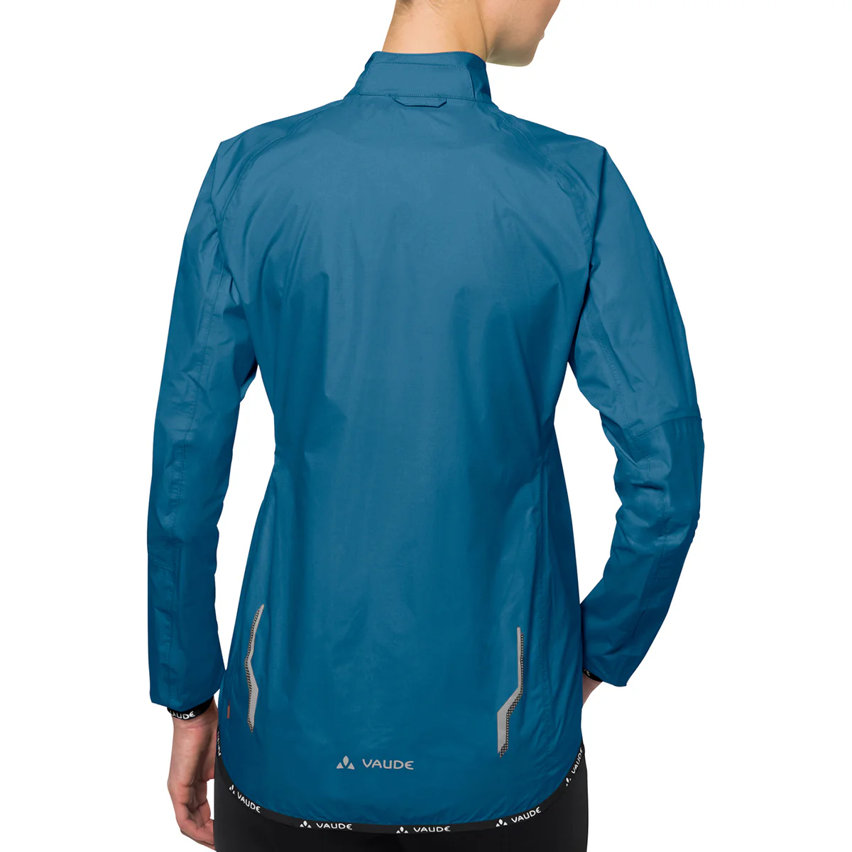 Vaude Women's Drop Biking Rain Jacket III - Kingfisher - Image 2