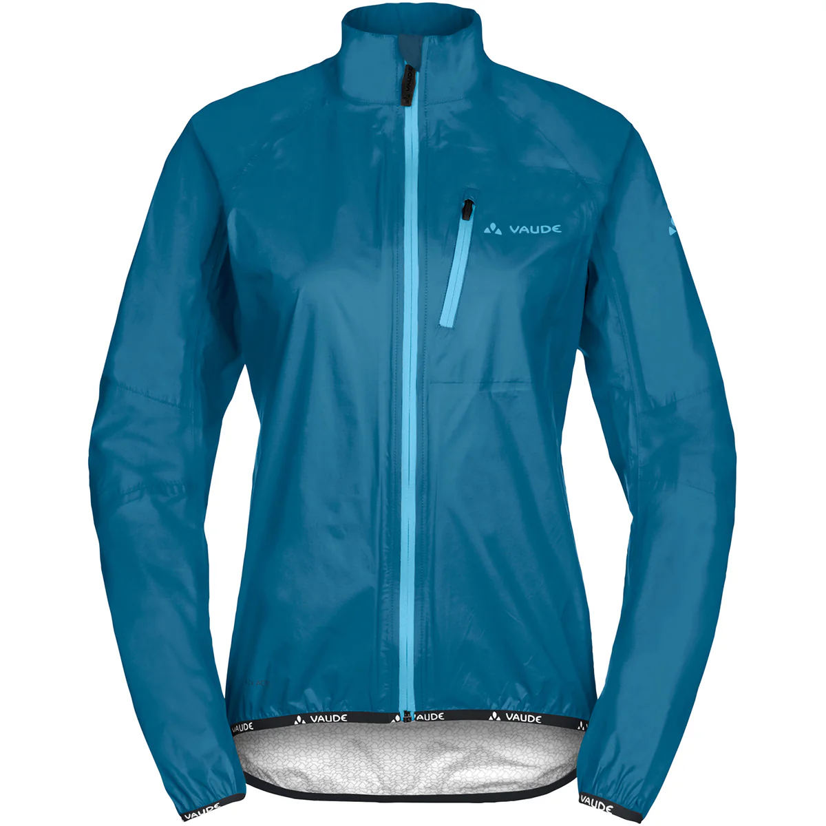 Vaude Women's Drop Biking Rain Jacket III - Kingfisher - Image 3