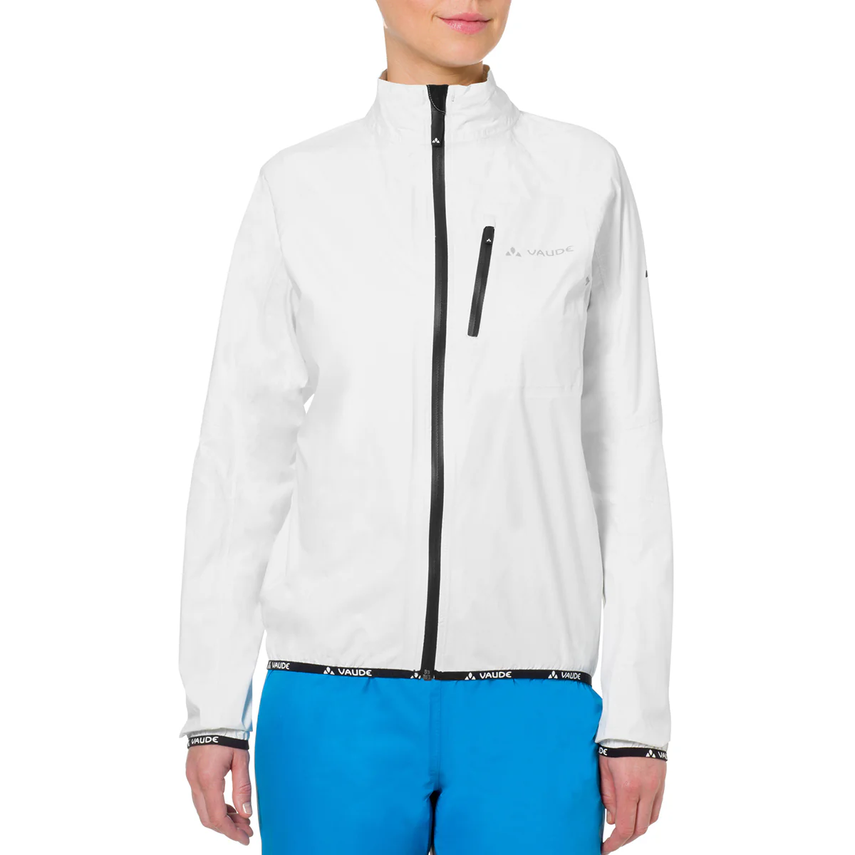 Vaude Women's Drop Biking Rain Jacket III - White