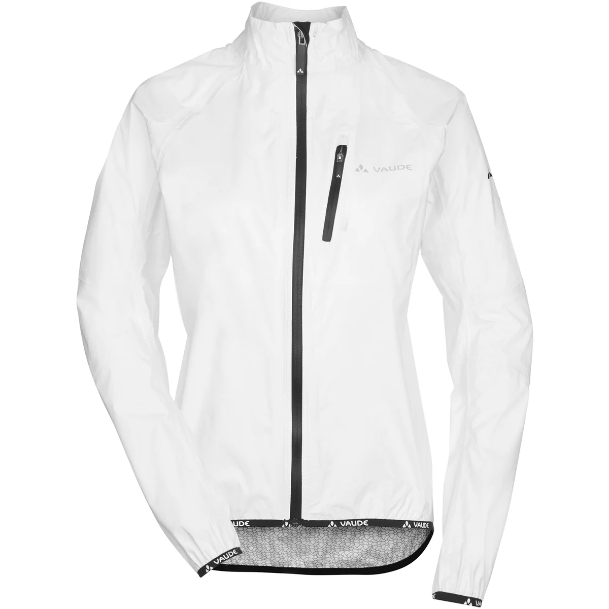 Vaude Women's Drop Biking Rain Jacket III - White - Image 3