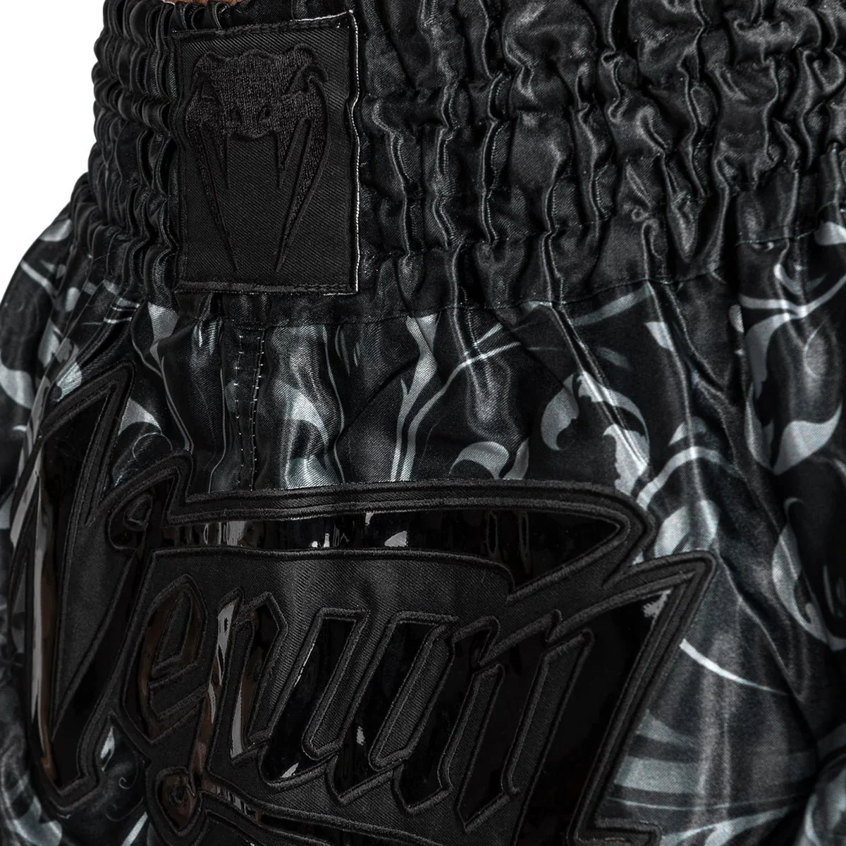 Venum Absolute 2.0 Muay Thai Shorts - Black/Black - Image 5