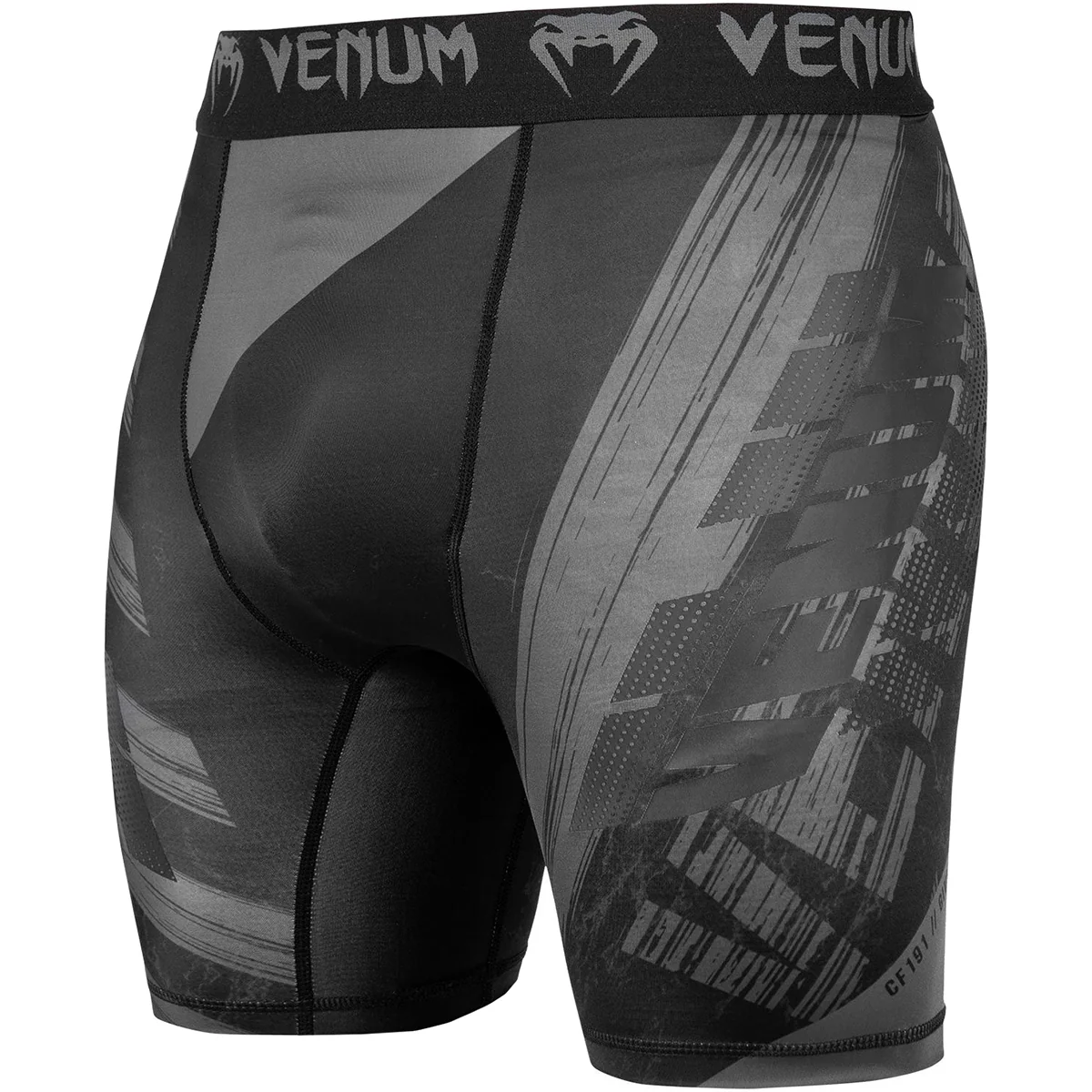 Venum AMRAP Compression Shorts - Black/Gray - Image 2