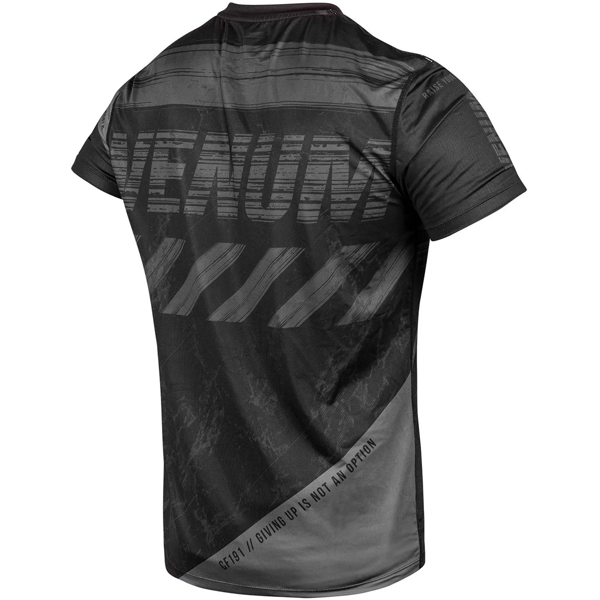 Venum AMRAP Dry Tech Short Sleeve T-Shirt - Black/Gray - Image 3