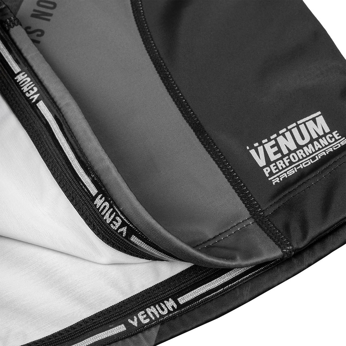 Venum AMRAP Short Sleeve Compression T-Shirt - Black/Gray - Image 6