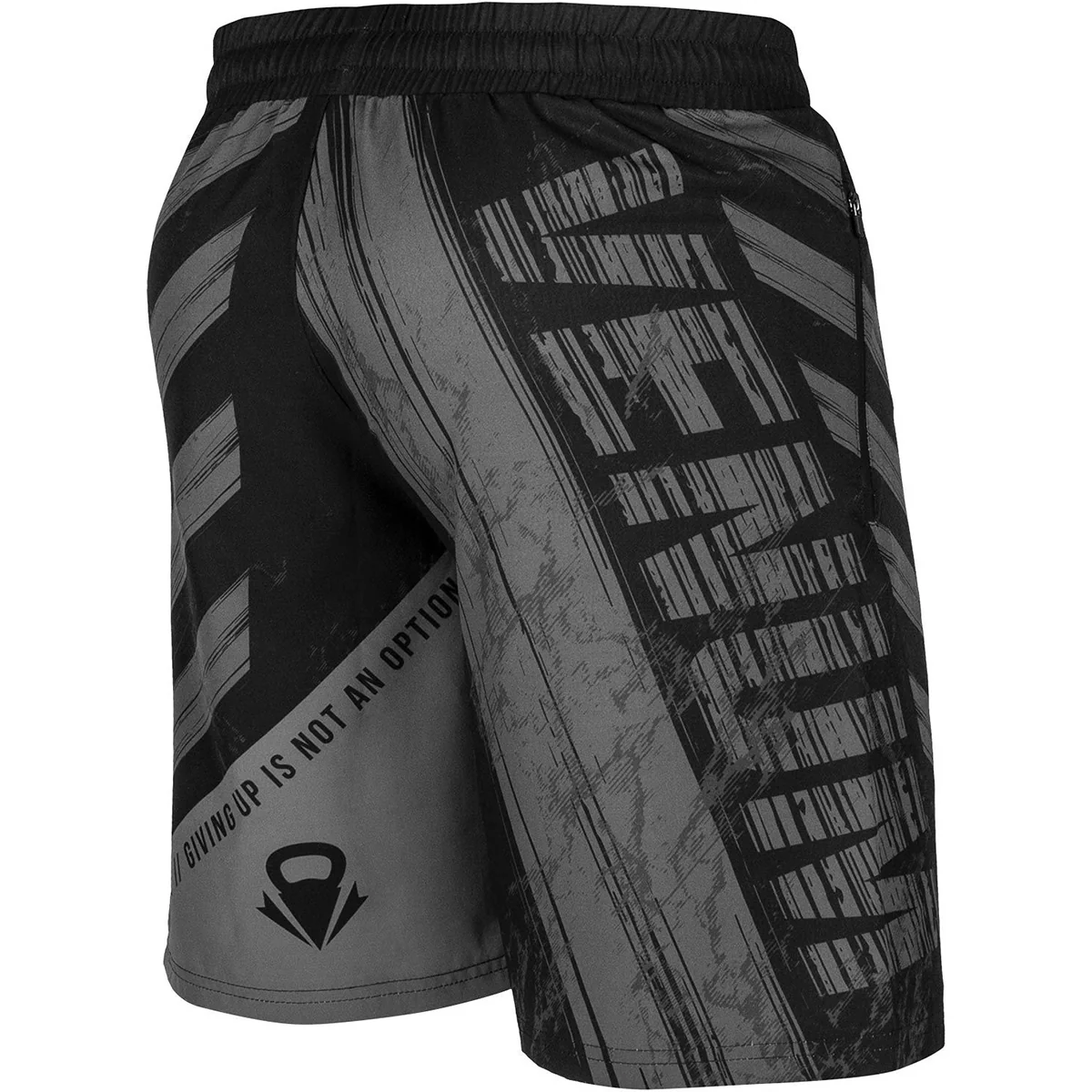 Venum AMRAP Training Shorts - Black/Gray - Image 4