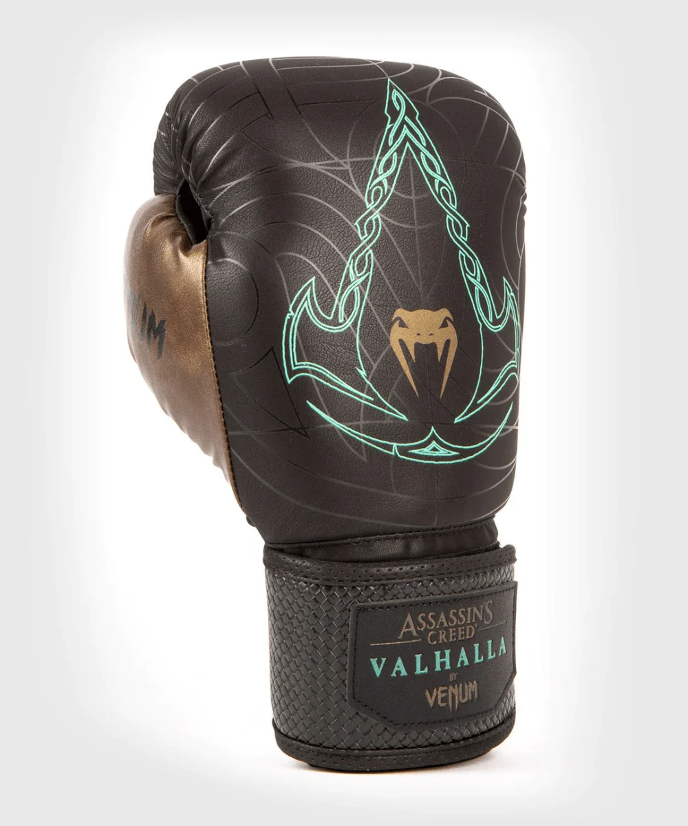 Venum Assassin's Creed Hook and Loop Boxing Gloves - Black - Image 2