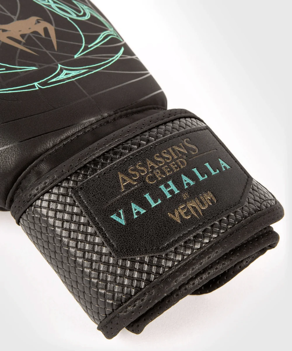 Venum Assassin's Creed Hook and Loop Boxing Gloves - Black - Image 3