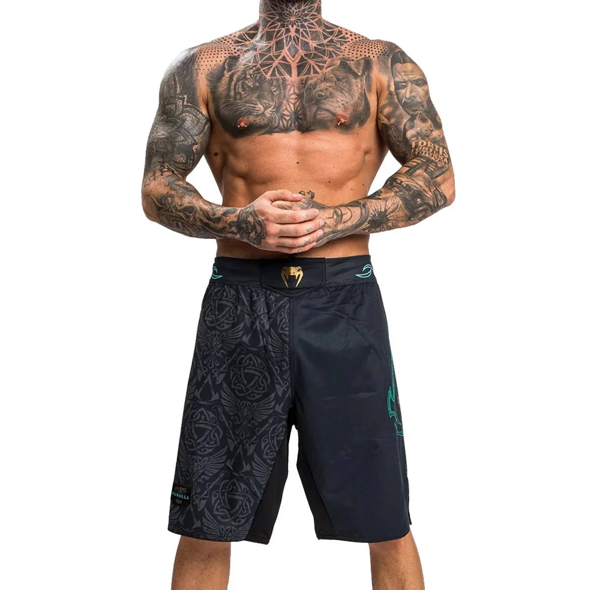 Venum Assassin's Creed Reloaded Fight Shorts - Black - Image 4