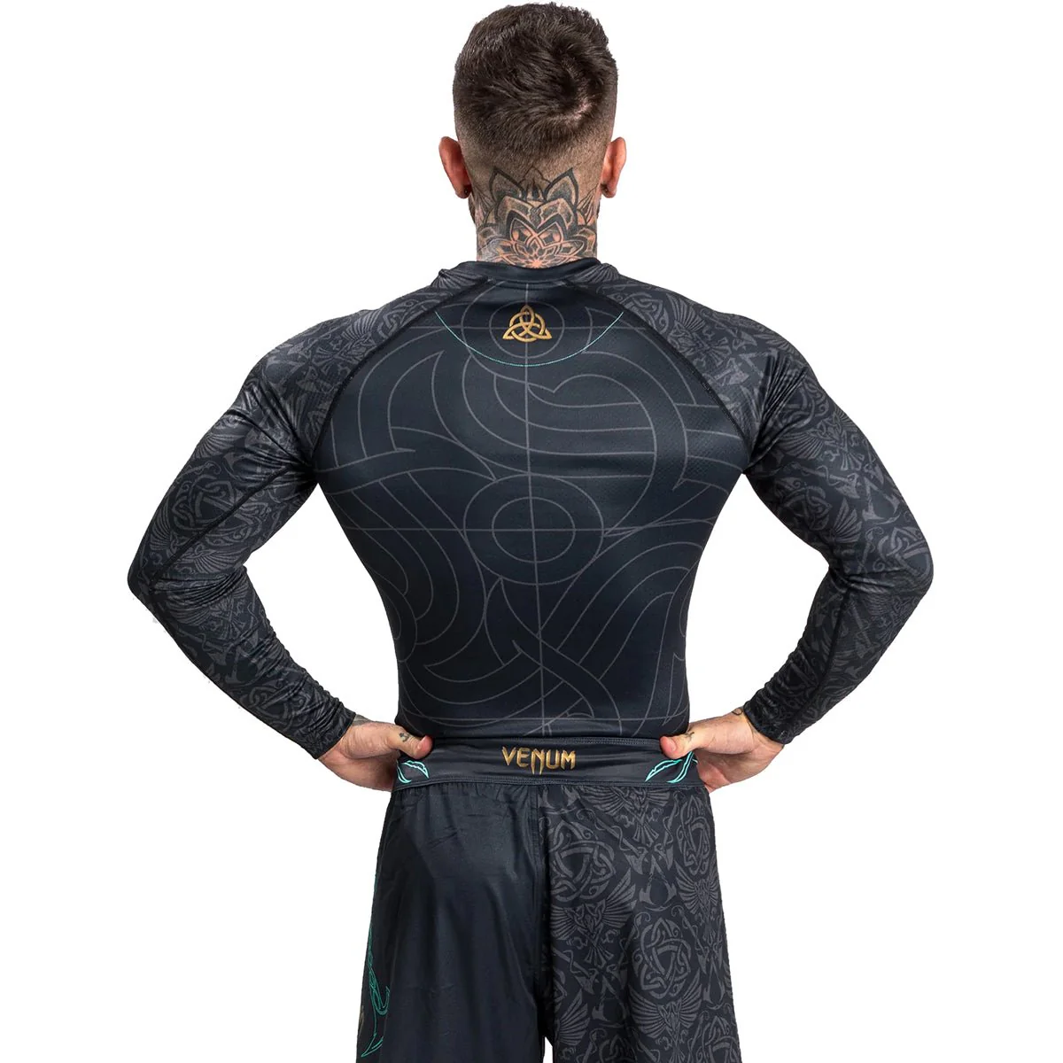 Venum Assassin's Creed Reloaded Long Sleeve Rashguard - Black - Image 10