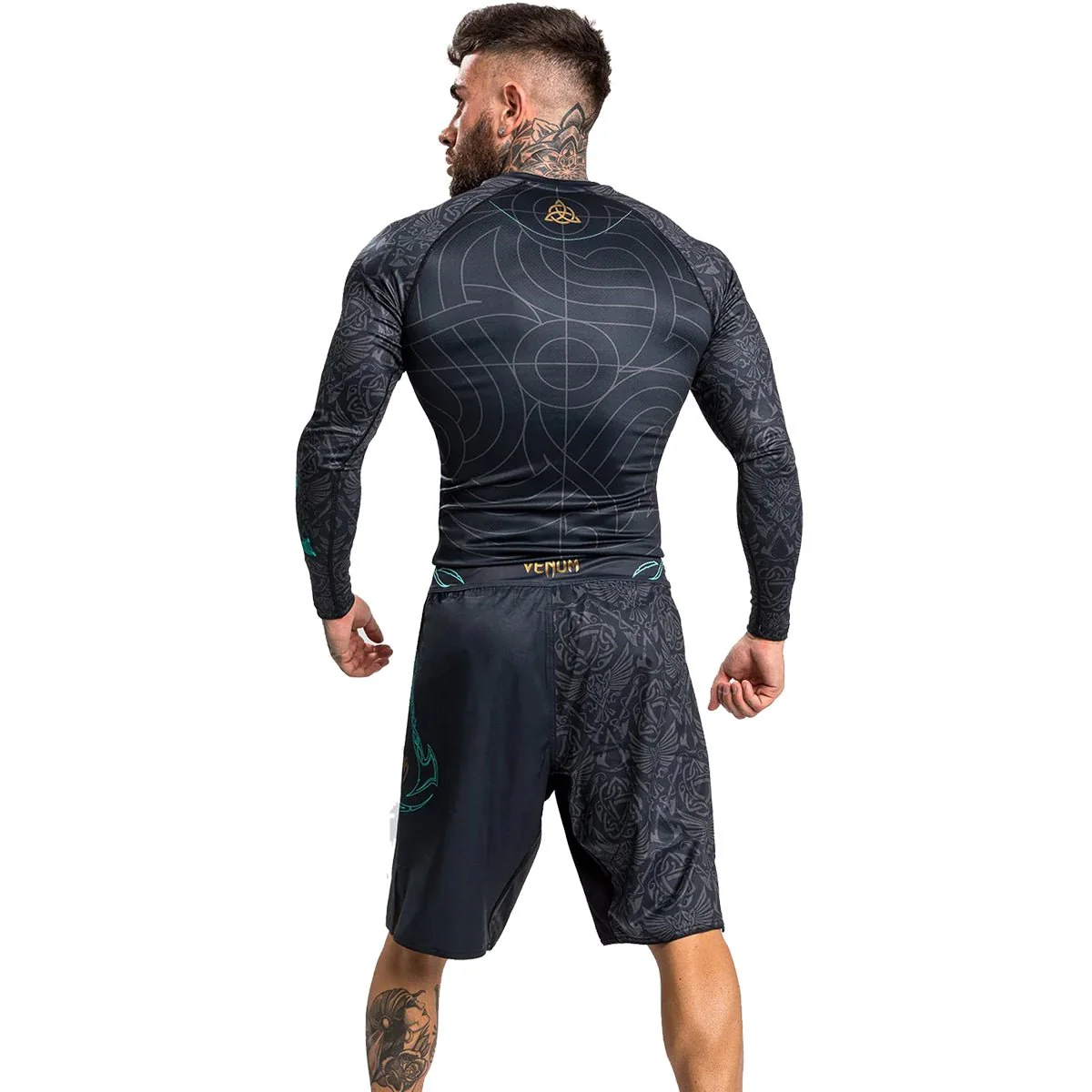 Venum Assassin's Creed Reloaded Long Sleeve Rashguard - Black - Image 5