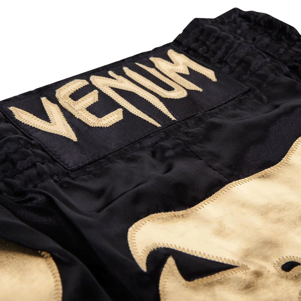 Venum Bangkok Inferno Muay Thai Shorts - Black/Gold - Image 3